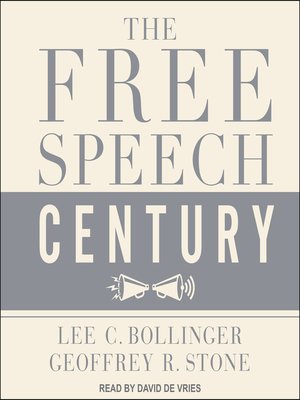 cover image of The Free Speech Century